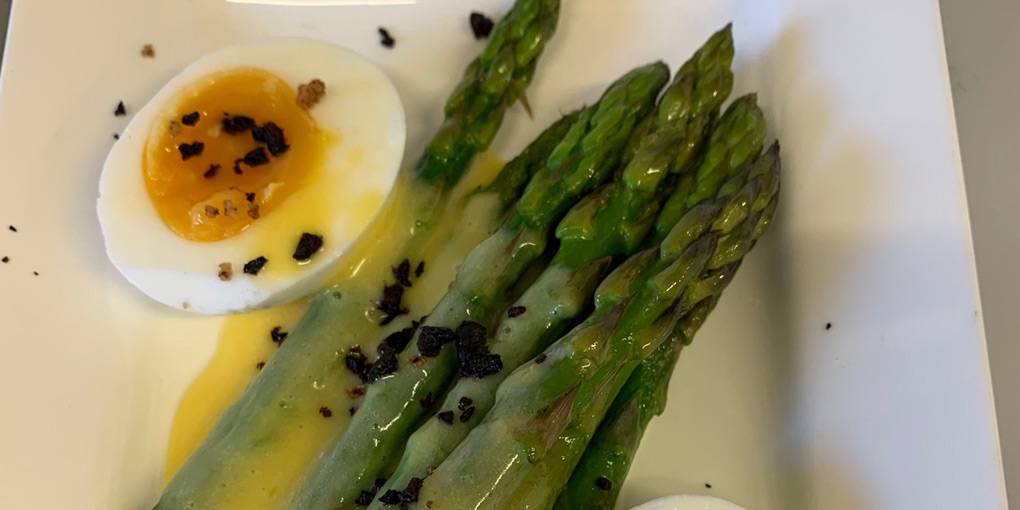 Locally grown asparagus - a treat for Norfolk caterers